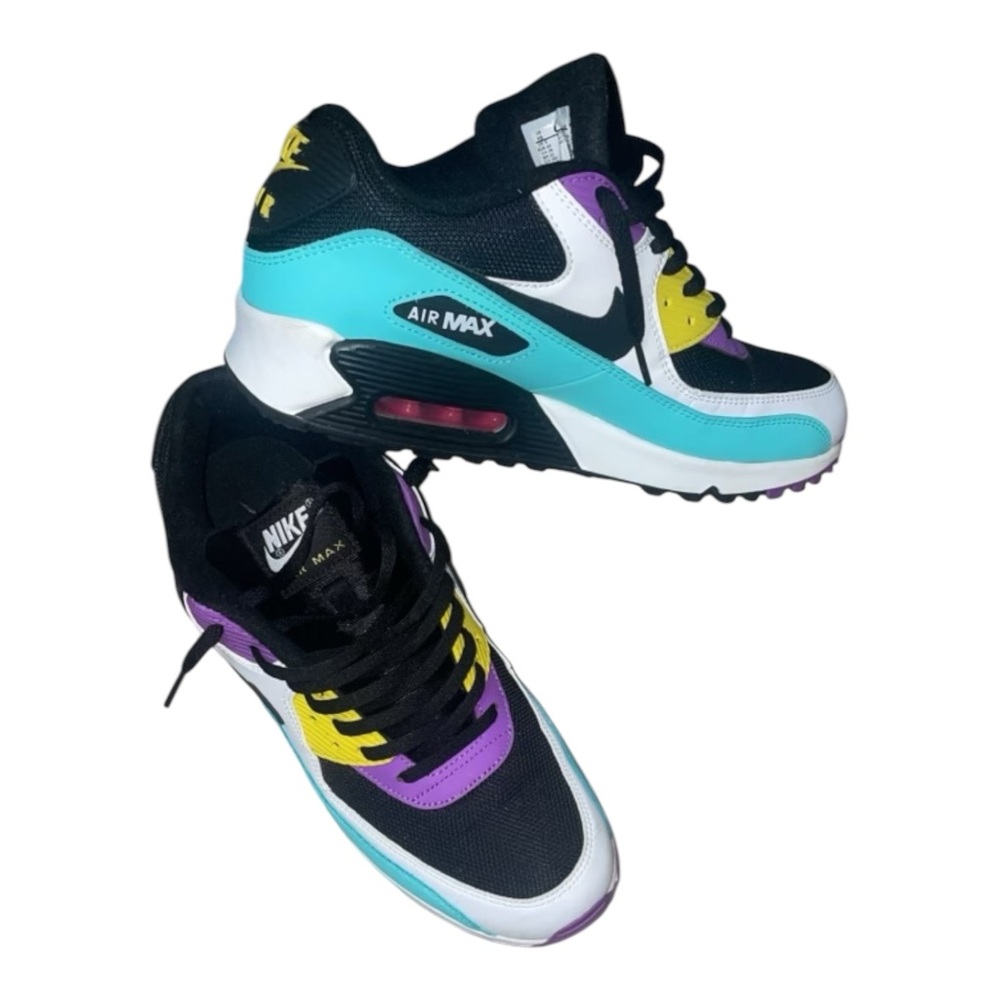 Nike Air Max Men’s Sneakers - Black, Teal, Purple